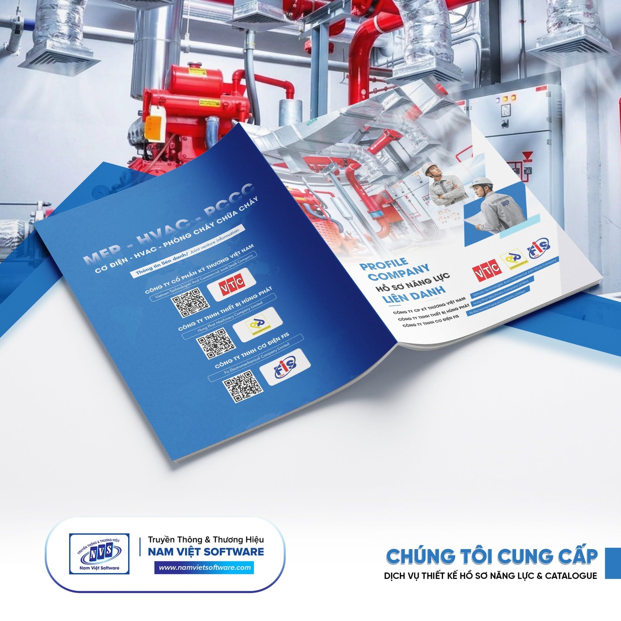 Thiết kế hồ sơ năng lực doanh nghiệp cơ điện M&E Thiết kế hồ sơ năng lực doanh nghiệp cơ điện M&E