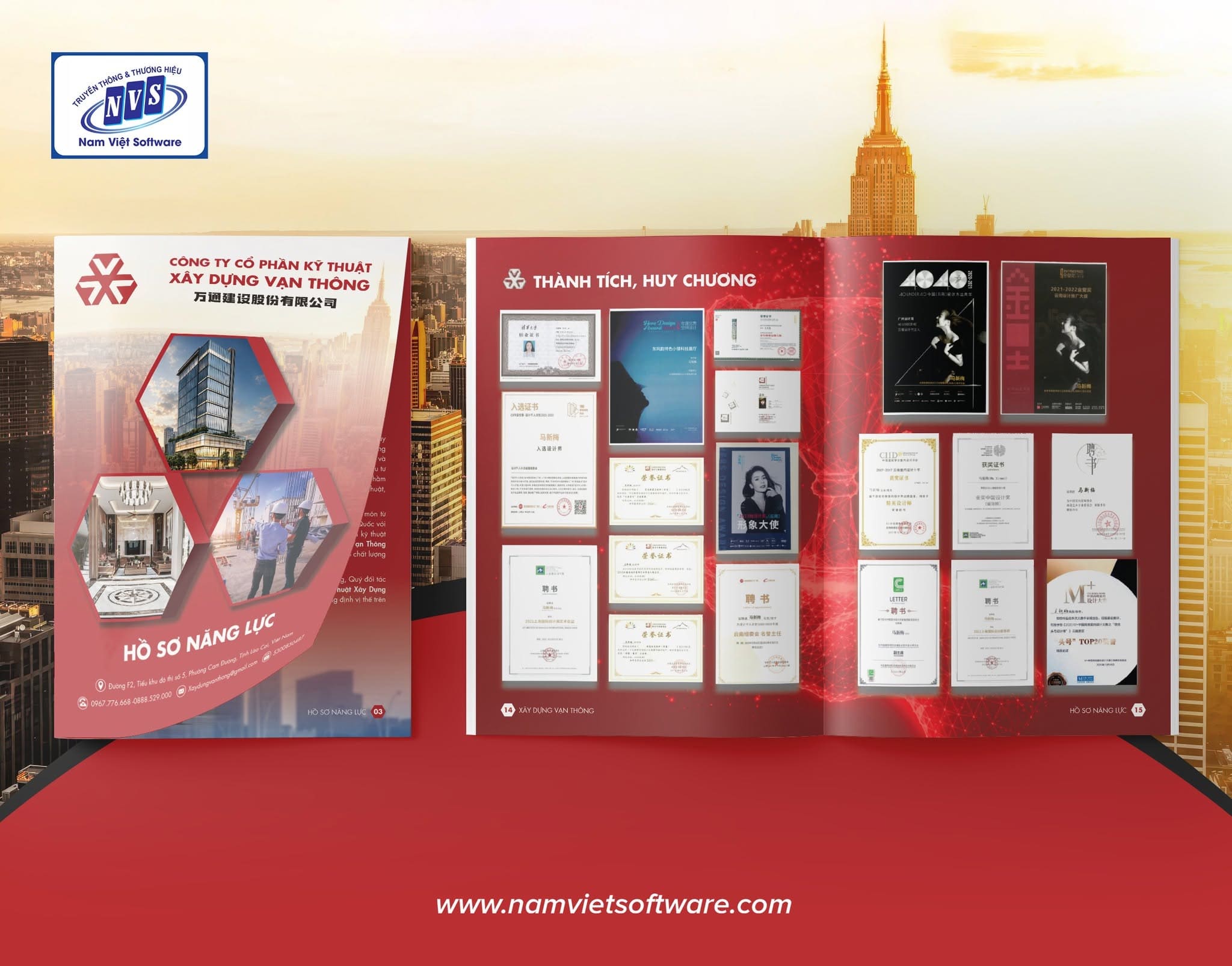 Mẫu thiết kế hồ sơ năng lực xây dựng đẹp Mẫu thiết kế hồ sơ năng lực xây dựng đẹp