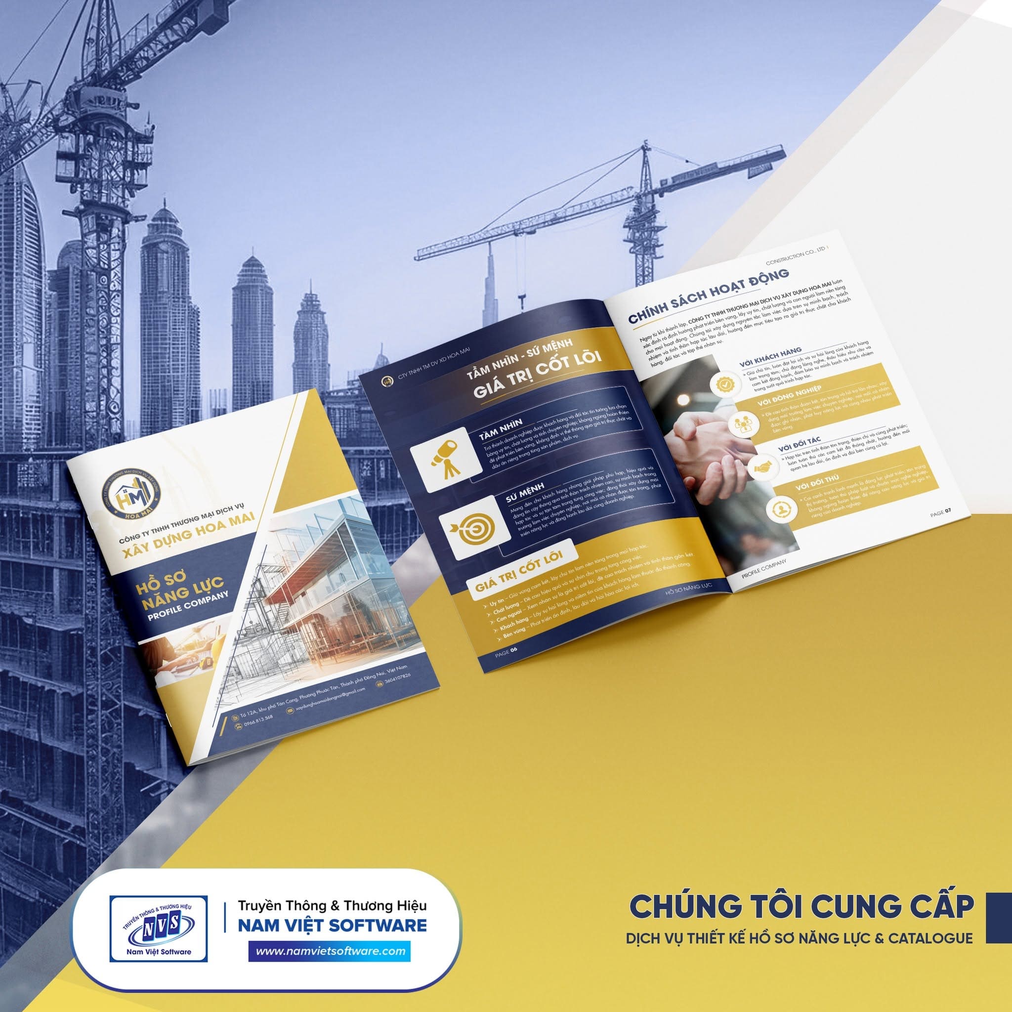 Thiết kế hồ sơ năng lực xây dựng chuyên nghiệp Thiết kế hồ sơ năng lực xây dựng chuyên nghiệp