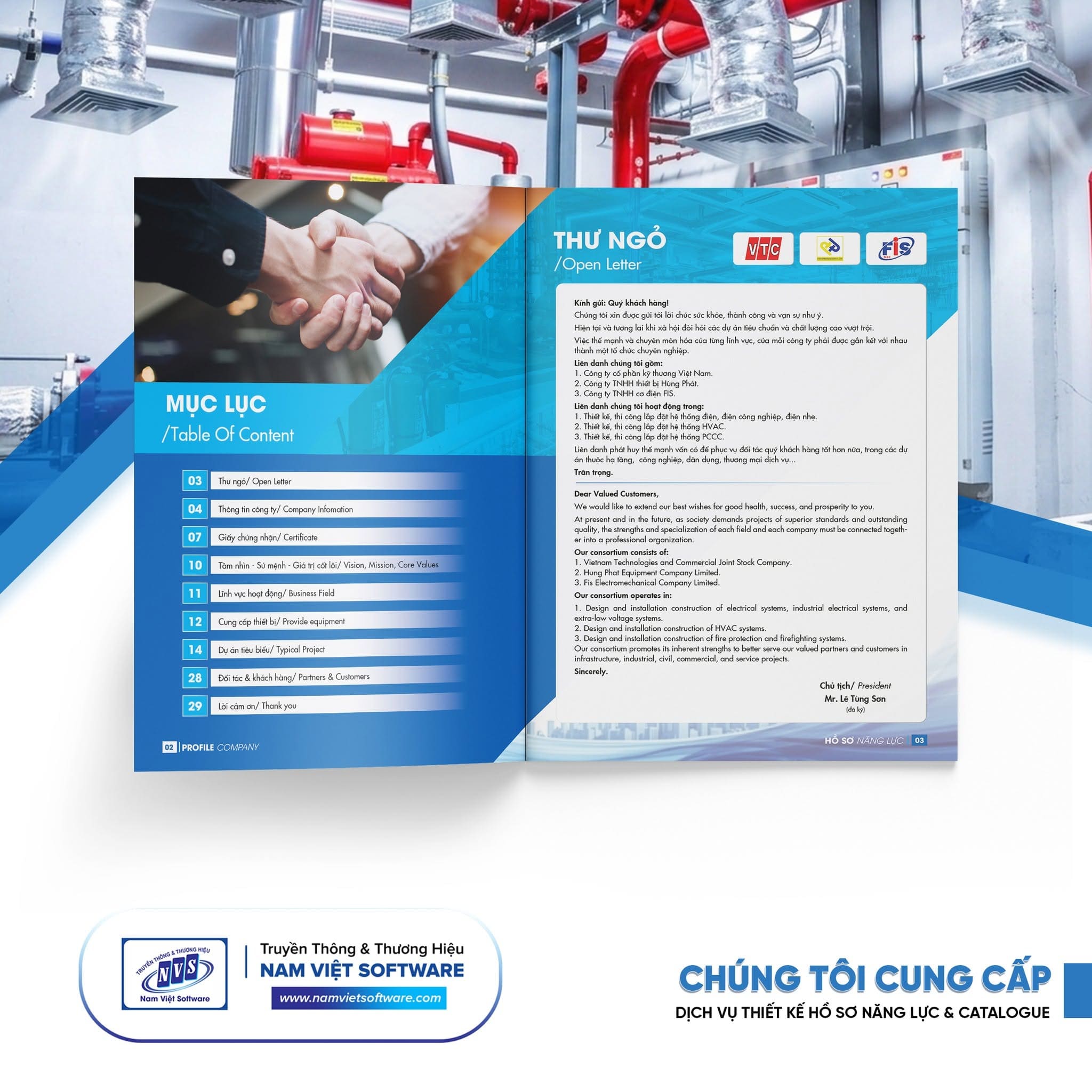 Thiết kế hồ sơ năng lực công ty cơ điện đẹp và chuyên nghiệp Thiết kế hồ sơ năng lực công ty cơ điện đẹp và chuyên nghiệp