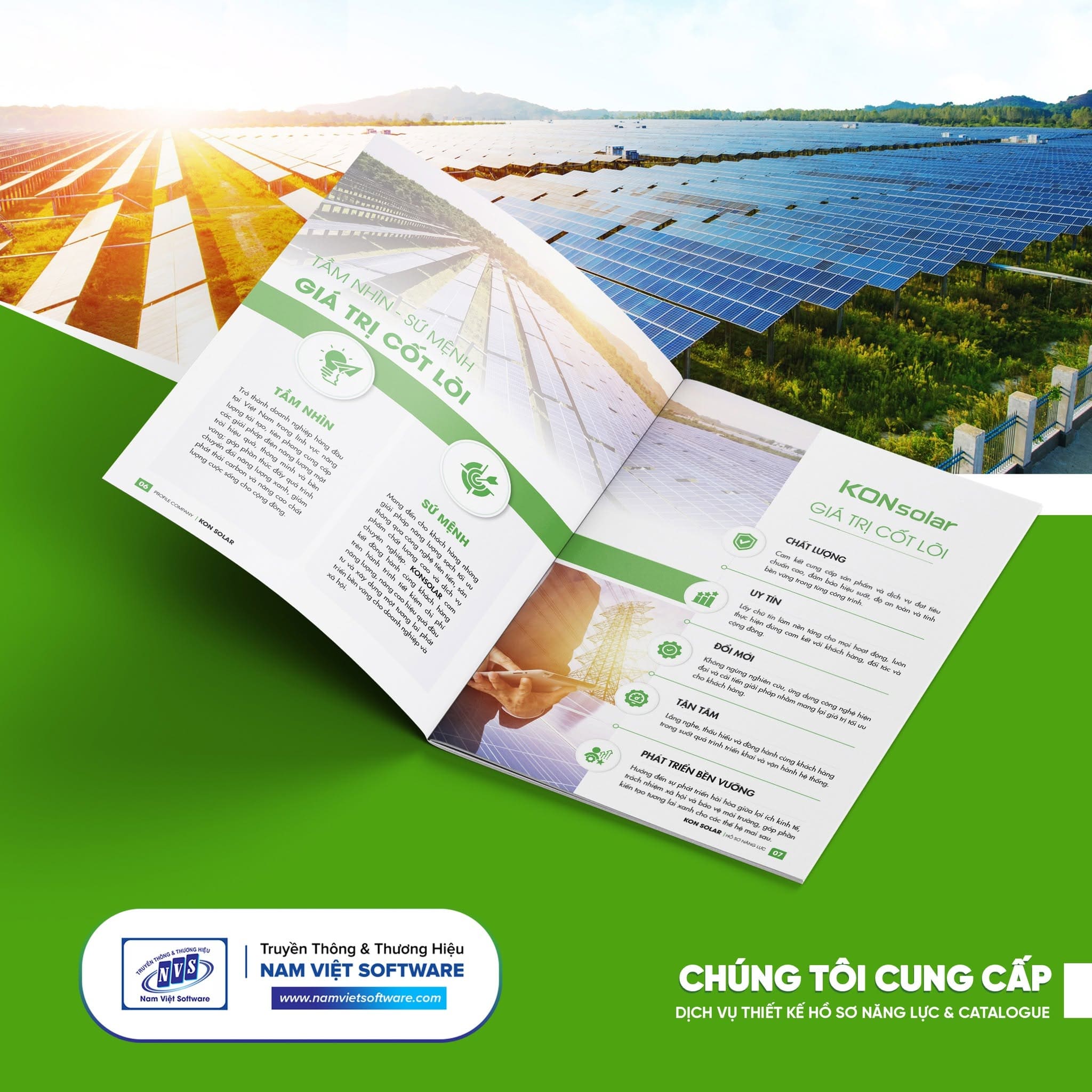 Hồ sơ năng lực công ty điện mặt trời đẹp và chuẩn 