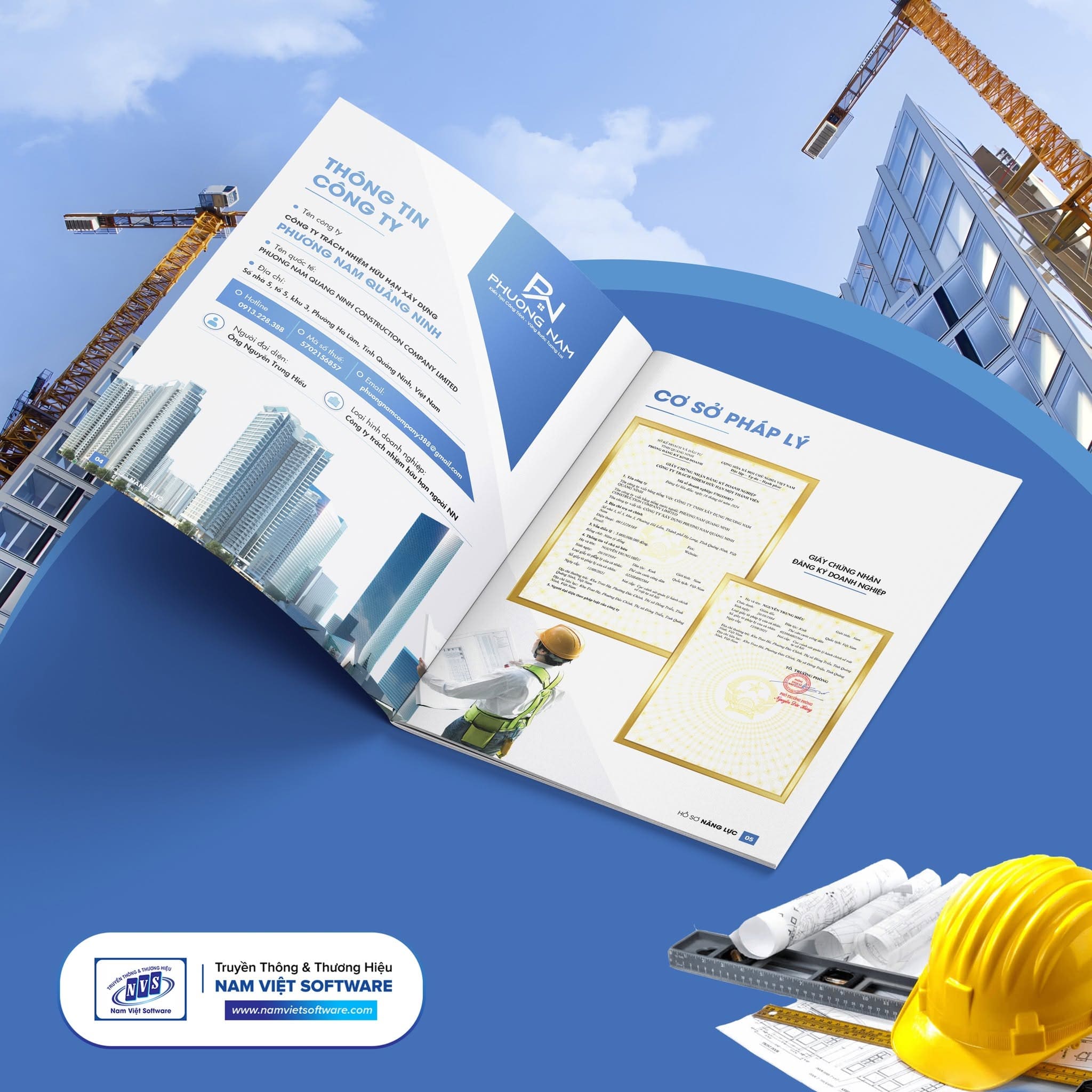 Thiết kế hồ sơ năng lực xây dựng đẹp và đúng chuẩn Thiết kế hồ sơ năng lực xây dựng đẹp và đúng chuẩn