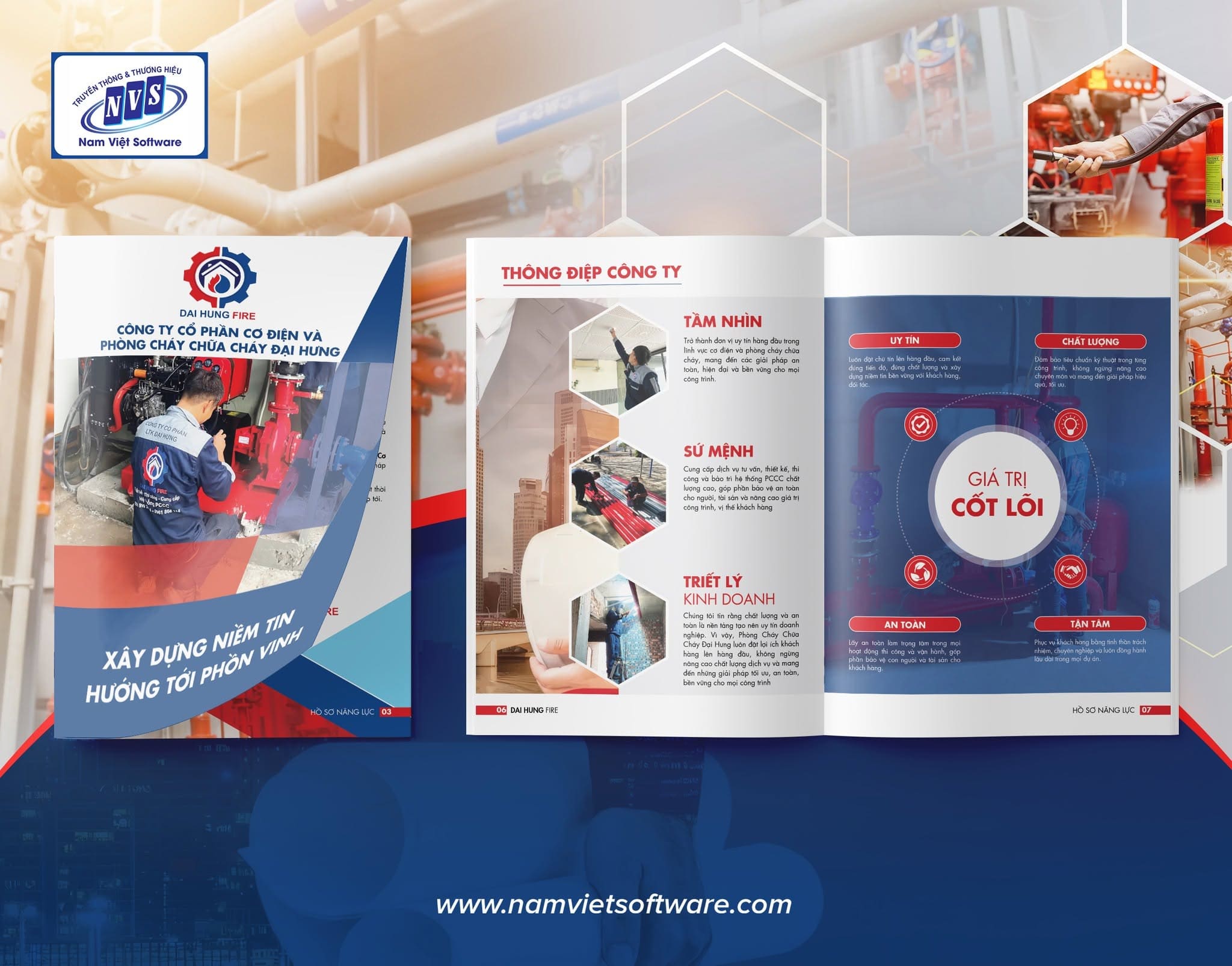 Thiết kế hồ sơ năng lực công ty cơ điện hiện đại Thiết kế hồ sơ năng lực công ty cơ điện hiện đại