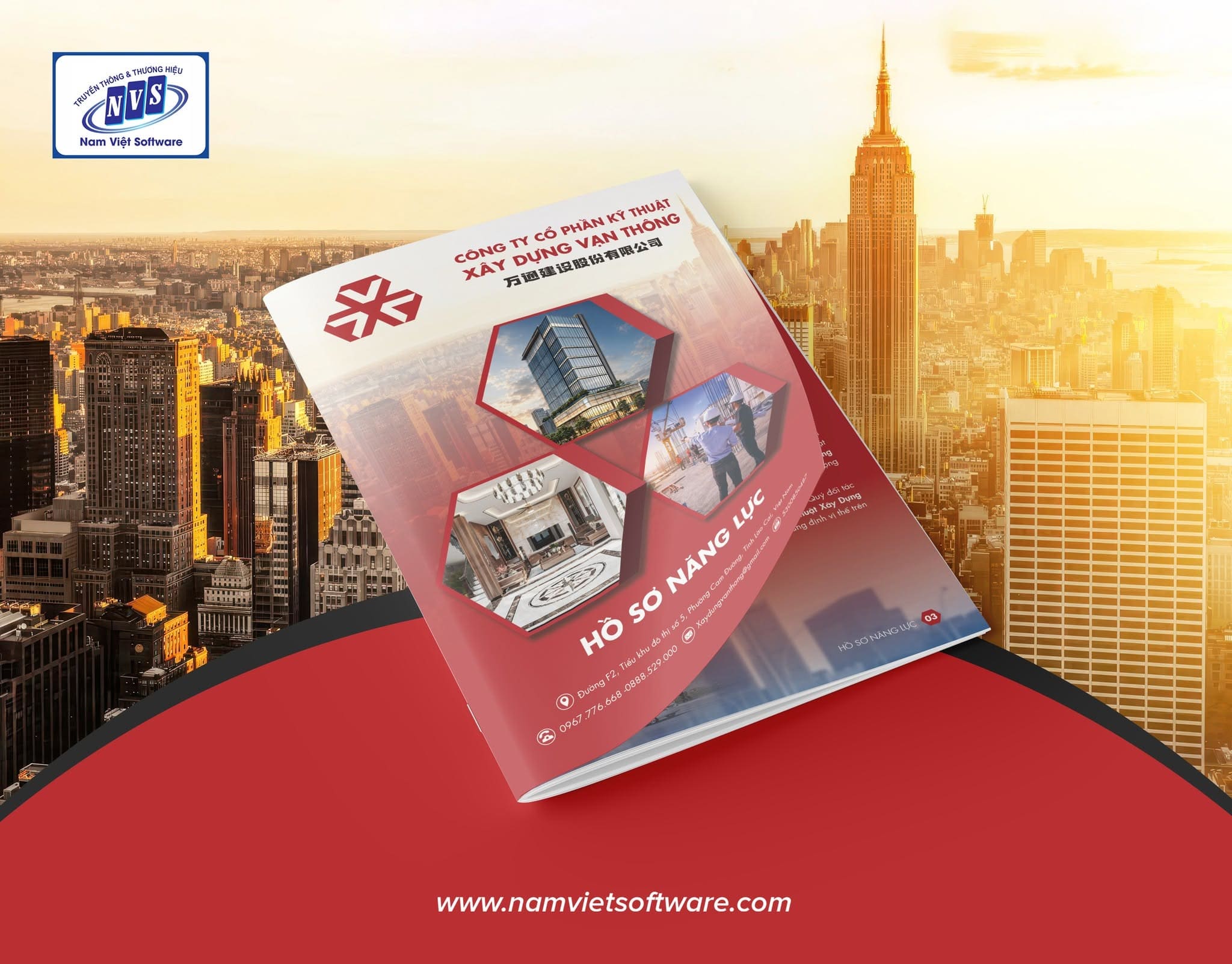 Mẫu profile công ty xây dựng đẹp và ấn tượng
