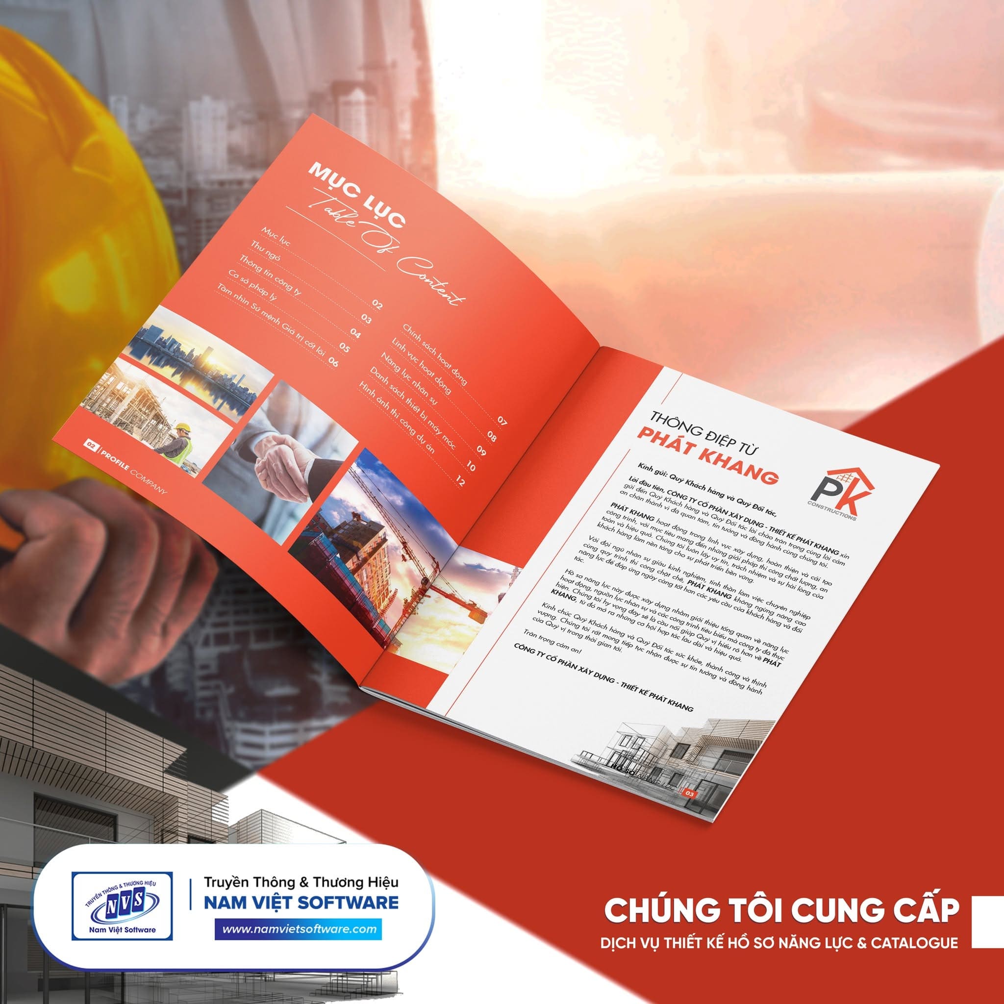 Thiết kế hồ sơ năng lực xây dựng theo quy trình chuẩn