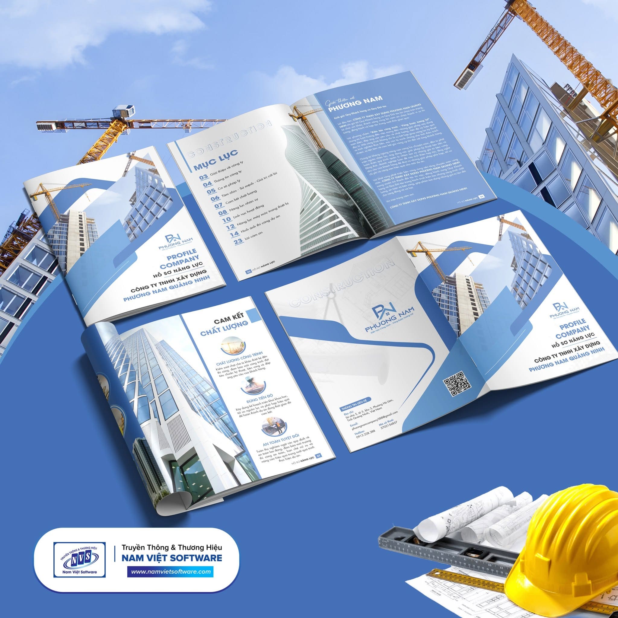 Quy trình thiết kế hồ sơ năng lực xây dựng chuyên nghiệp