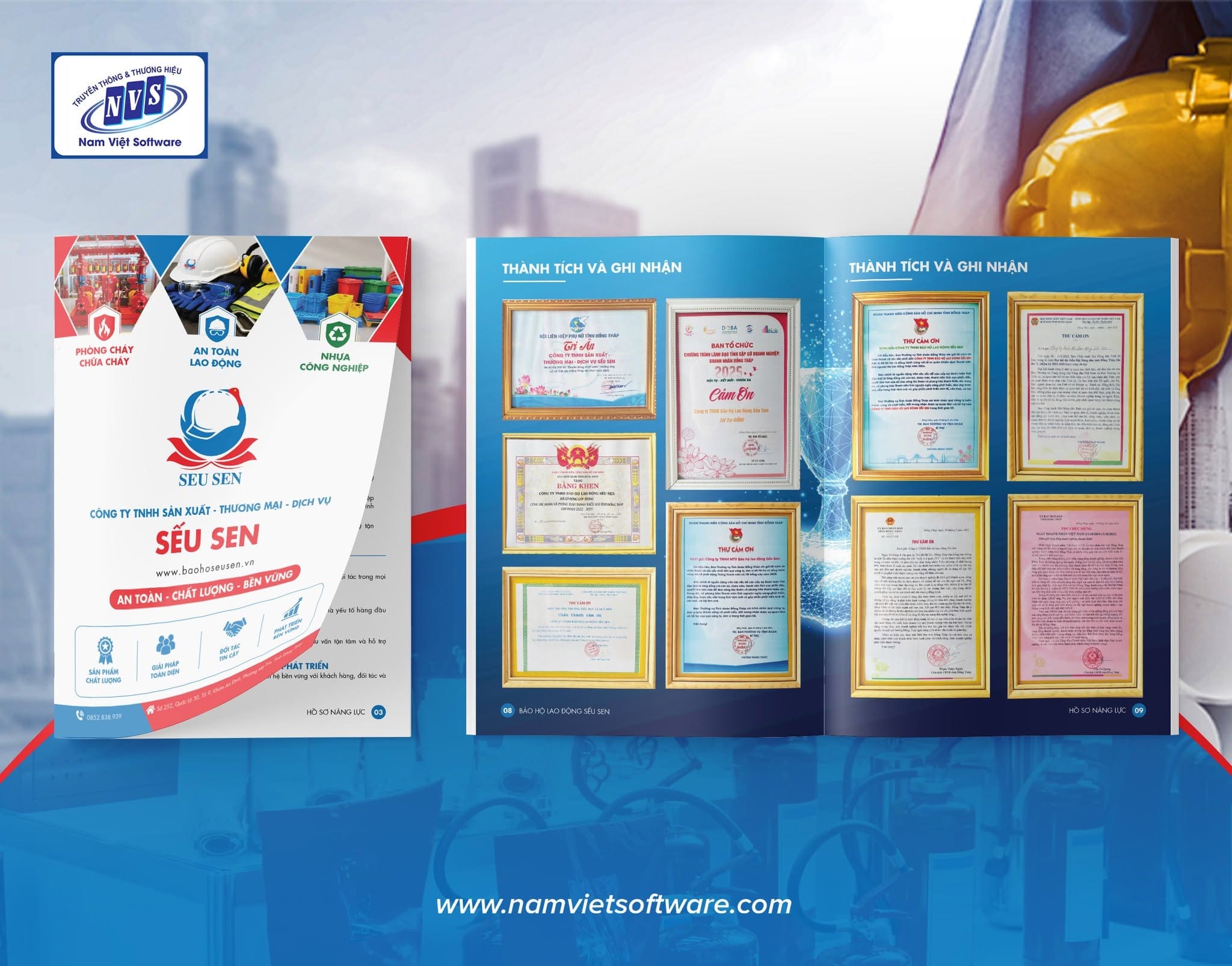 Mẫu hồ sơ năng lực công ty PCCC đẹp
