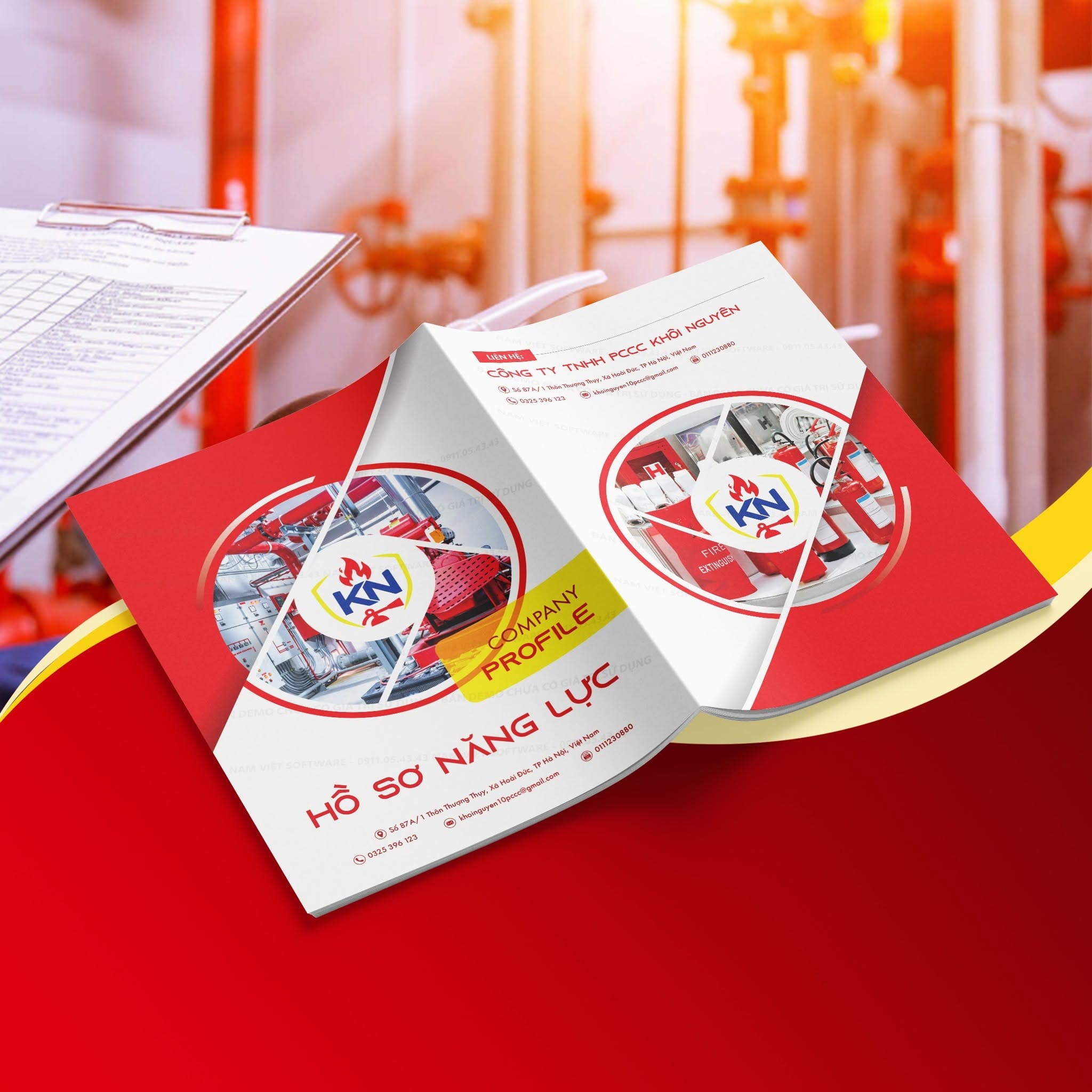 Hồ sơ năng lực PCCC với thiết kế hiện đại