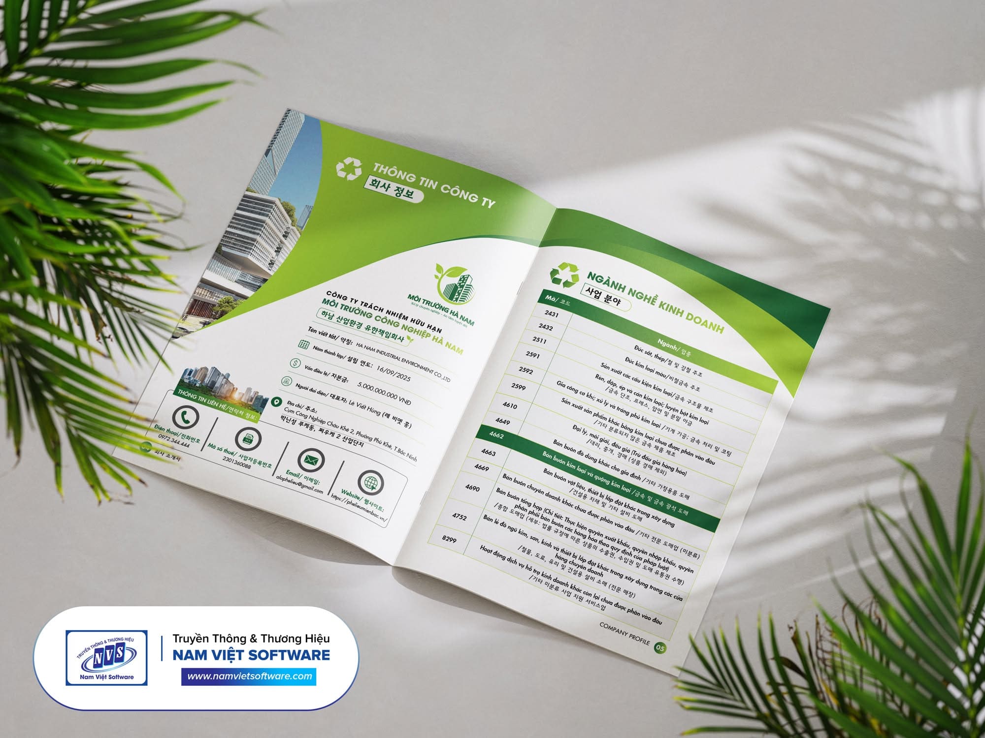 Dịch vụ thuê thiết kế hồ sơ năng lực môi trường Dịch vụ thuê thiết kế hồ sơ năng lực môi trường