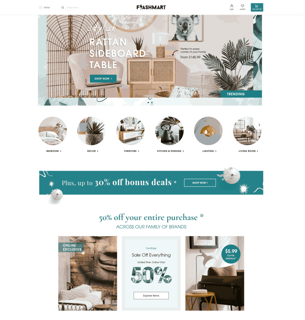 Thiết kế website nội thất chuyên nghiệp