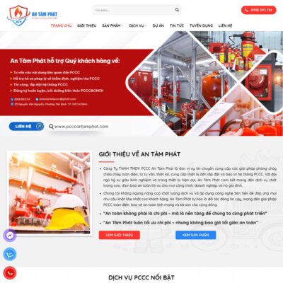 Báo giá thiết kế website phòng cháy chữa cháy (PCCC) dao động từ 4-9tr ✔️Tùy thuộc vào việc dùng mẫu giao diện sẵn hay thiết kế theo yêu cầu