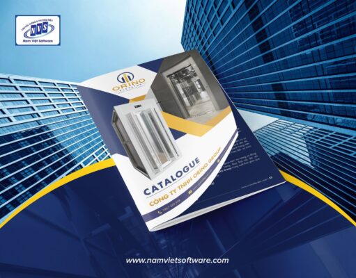 Nam Việt Software ✔️ thiết kế catalogue thang máy ✔️ theo từng dòng sản phẩm: thang máy gia đình, tải khách, tải hàng, bệnh viện, tải ô tô...