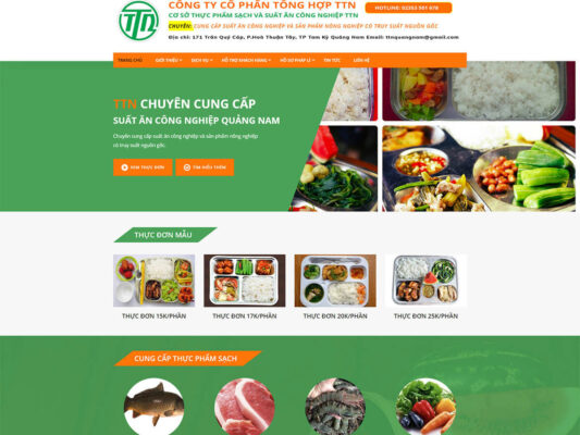 Các chức năng website suất ăn công nghiệp ✔️ cần có như giới thiệu dịch vụ, thực đơn, báo giá, hình ảnh, liên hệ và tối ưu trải nghiệm.