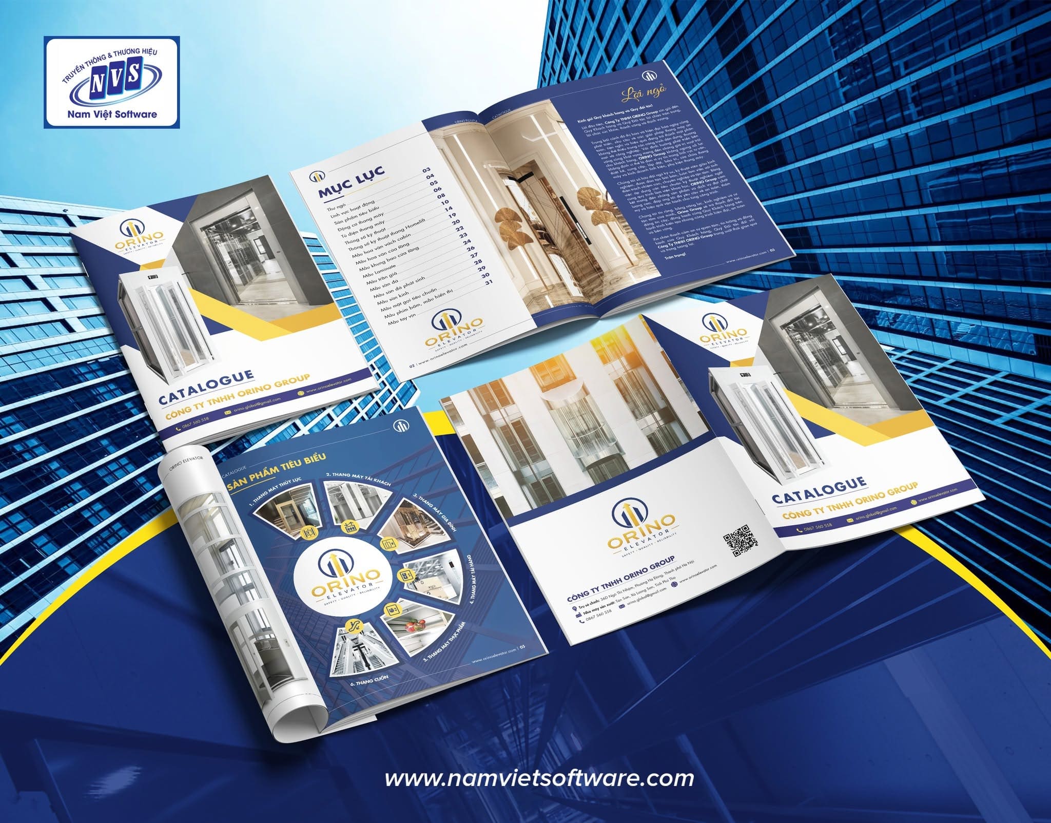 Catalogue thang máy đẹp, Mẫu catalogue công ty thang máy, Catalogue sản phẩm thang máy