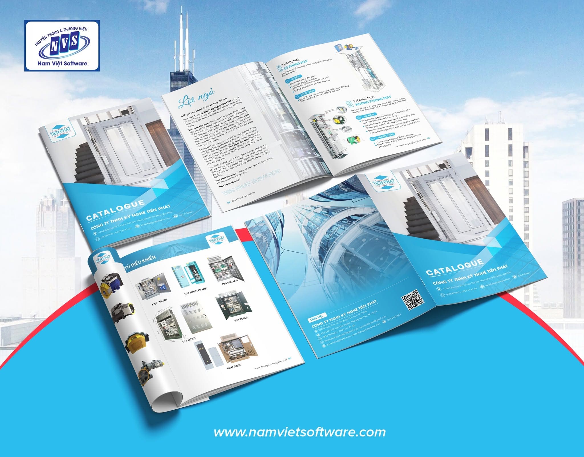 Catalogue thang máy đẹp, Mẫu catalogue công ty thang máy, Catalogue sản phẩm thang máy