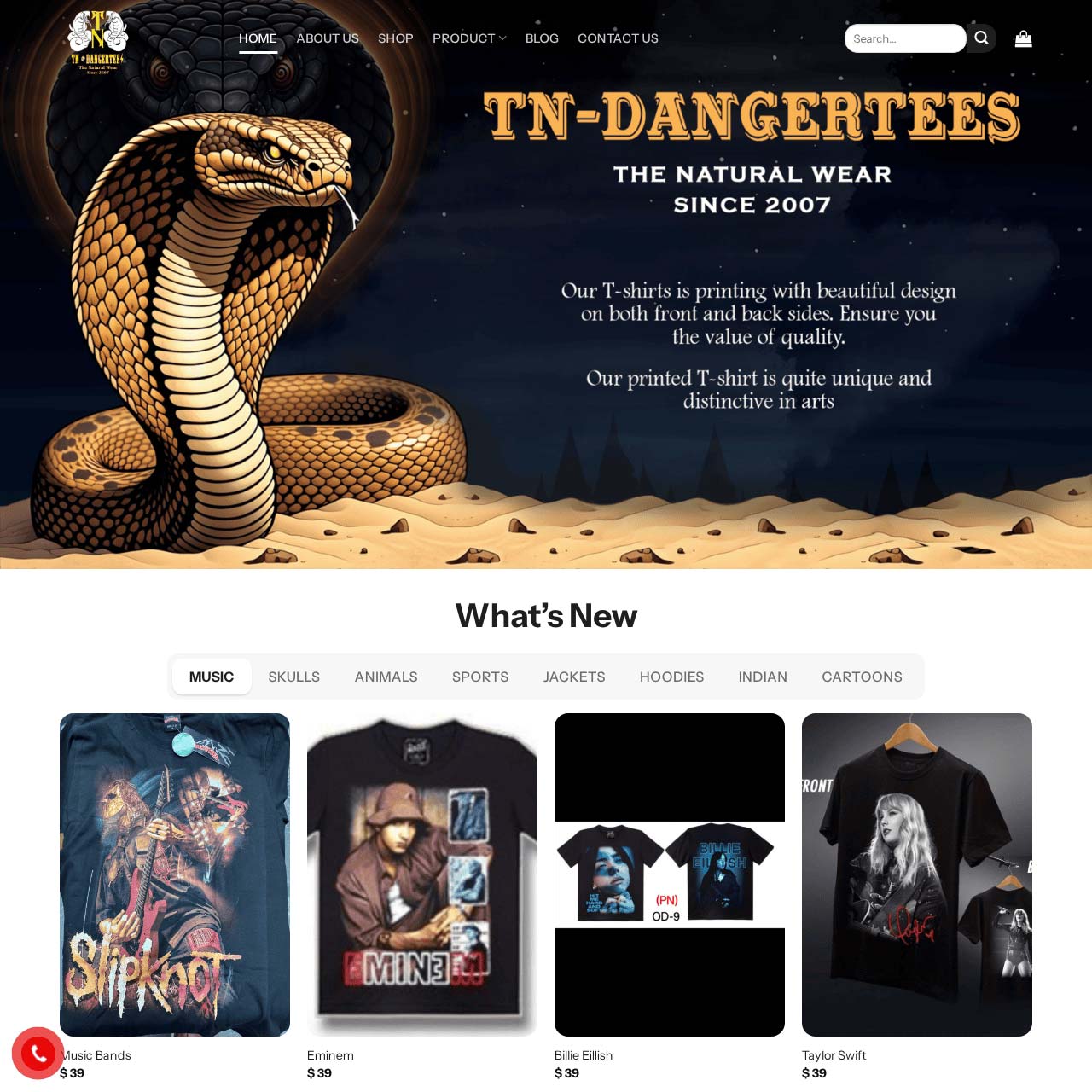 Mẫu website thời trang