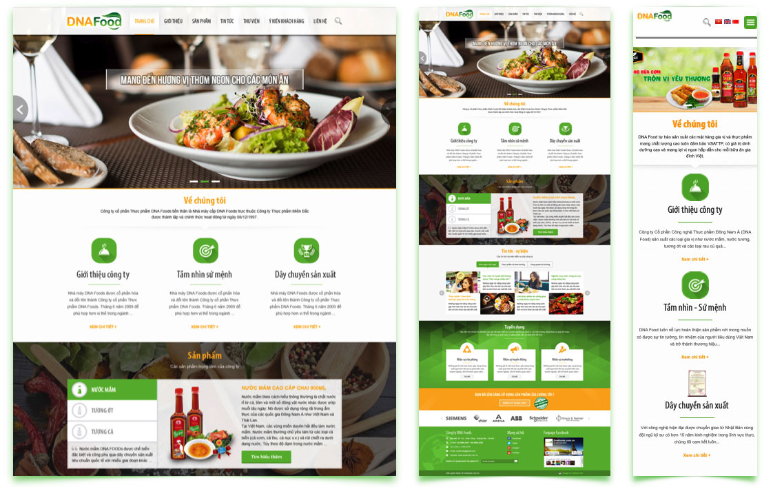Mẫu website công ty suất ăn, Mẫu web suất ăn công nghiệp đẹp, Giao diện website suất ăn công nghiệp, Website công ty suất ăn đẹp