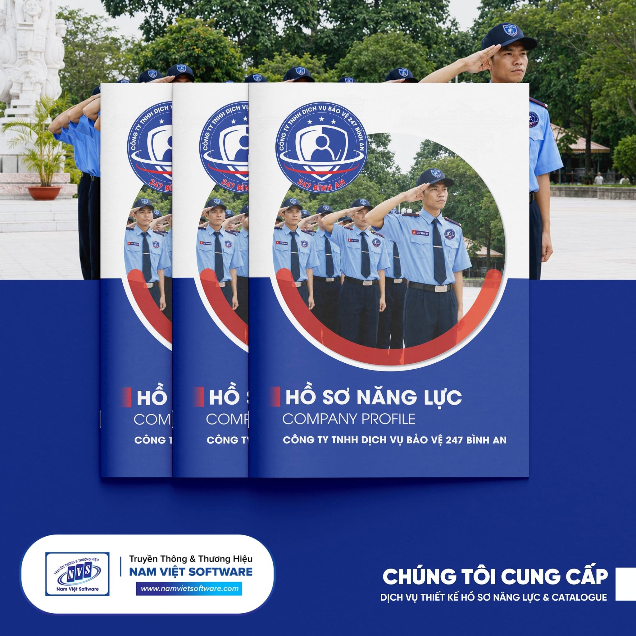 Thiết kế profile công ty bảo vệ chuyên nghiệp