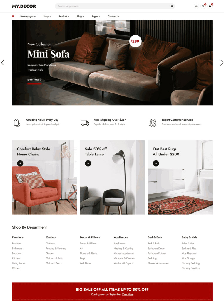 Website công ty nội thất chuẩn SEO