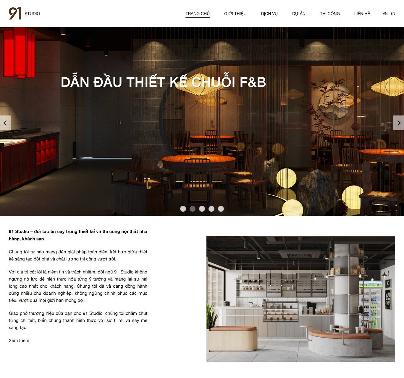 Website nội thất chuyên nghiệp cho doanh nghiệp Website nội thất chuyên nghiệp cho doanh nghiệp