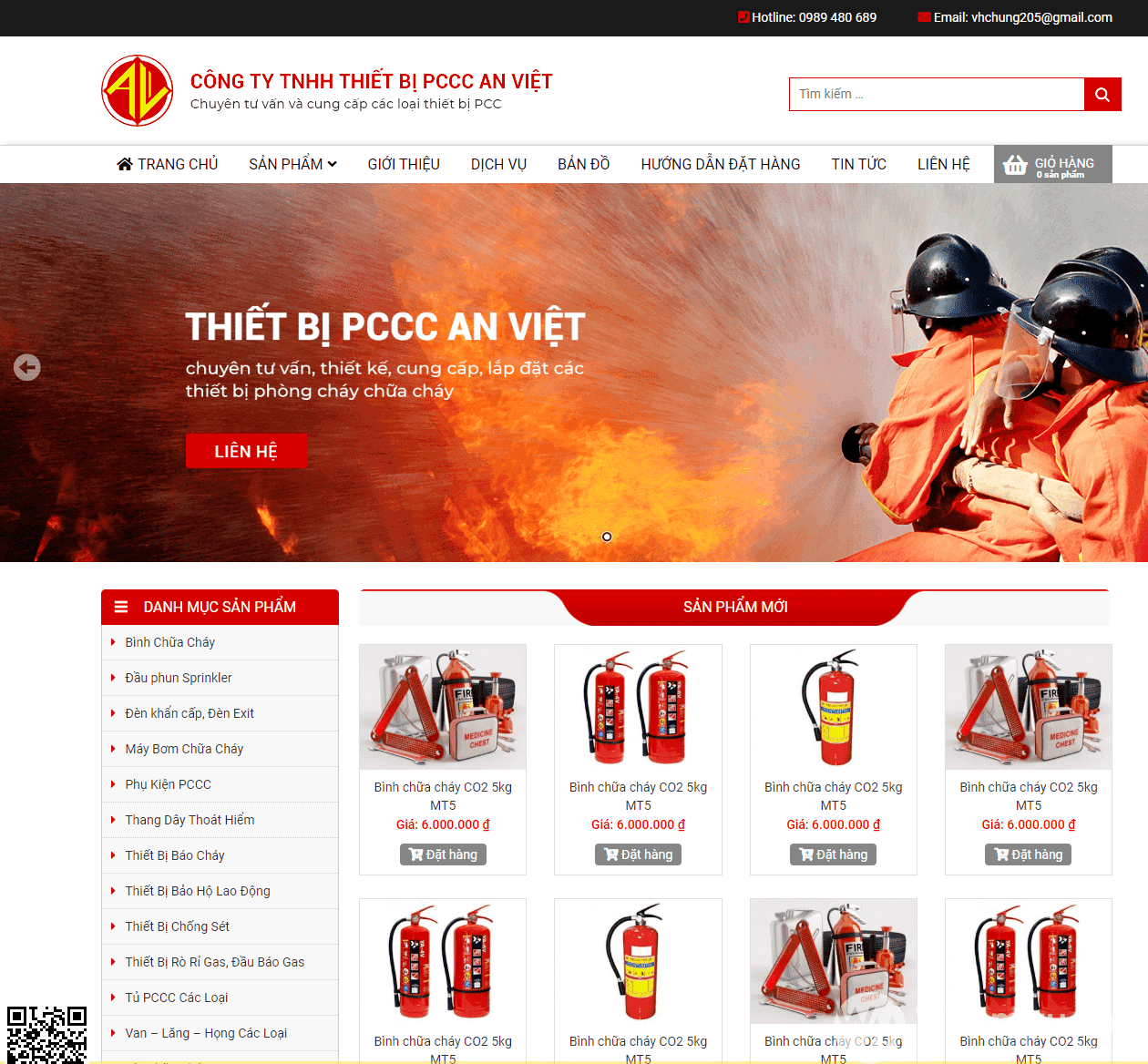 Thiết kế web PCCC cho doanh nghiệp Thiết kế web PCCC cho doanh nghiệp