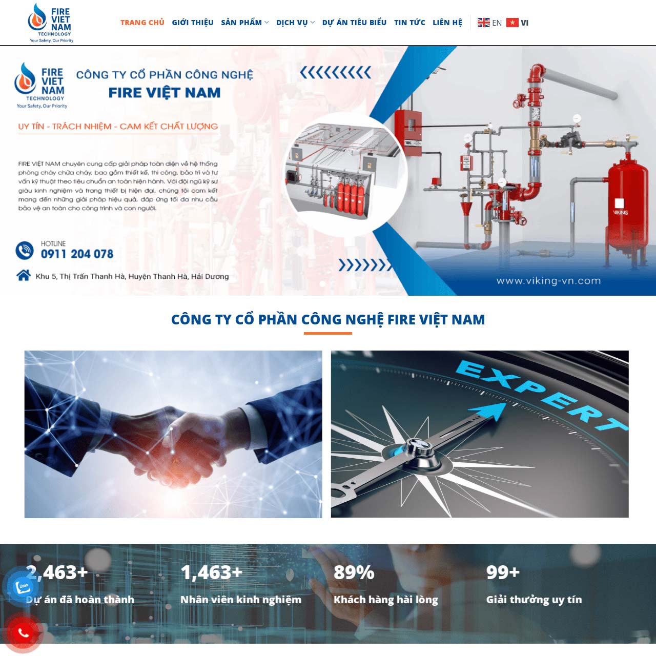 Thiết kế website PCCC chuyên nghiệp Thiết kế website PCCC chuyên nghiệp