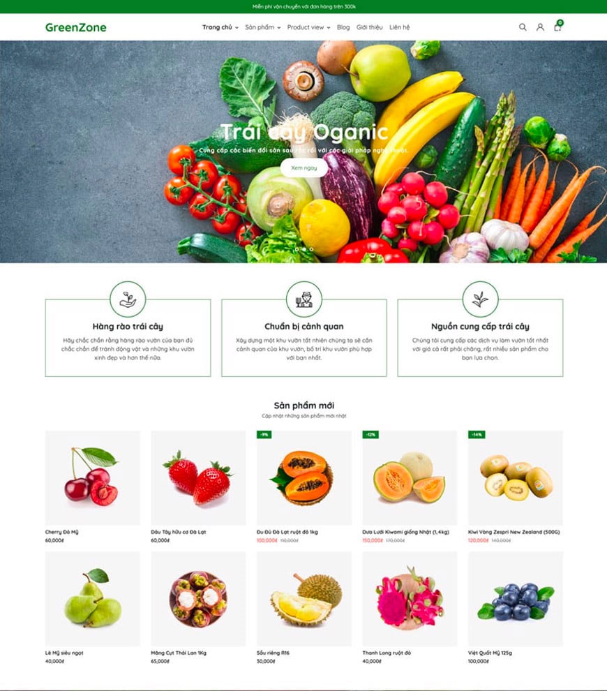 Giao diện website chuẩn SEO Giao diện website chuẩn SEO