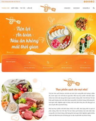Thiết kế website suất ăn công nghiệp chuẩn SEO ✔️ chuyên nghiệp, tốc độ tải nhanh, nội dung tối ưu từ khóa, cấu trúc chuẩn SEO, ...