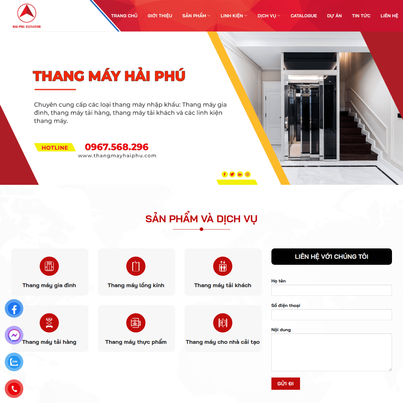 Dịch vụ thiết kế website thang máy chuẩn SEO Dịch vụ thiết kế website thang máy chuẩn SEO