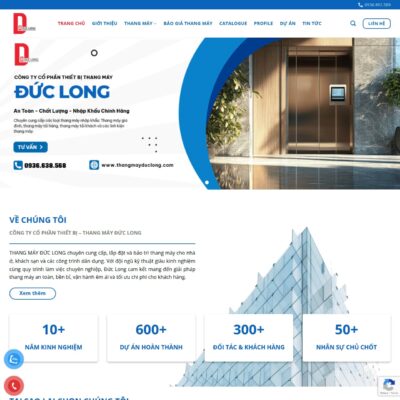 Thiết kế website thang máy bao gồm tính năng cốt lõi: ✔️danh mục phân loại (thang gia đình, tải khách, tải hàng), bộ lọc tìm kiếm thông minh