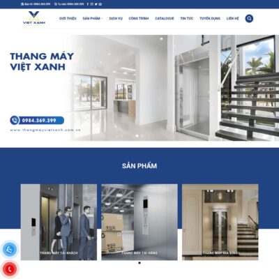 Website công ty thang máy cần có: ✔️Cấu trúc rõ ràng, giao diện chuyên nghiệp, thông tin sản phẩm đầy đủ và các tính năng cần thiết