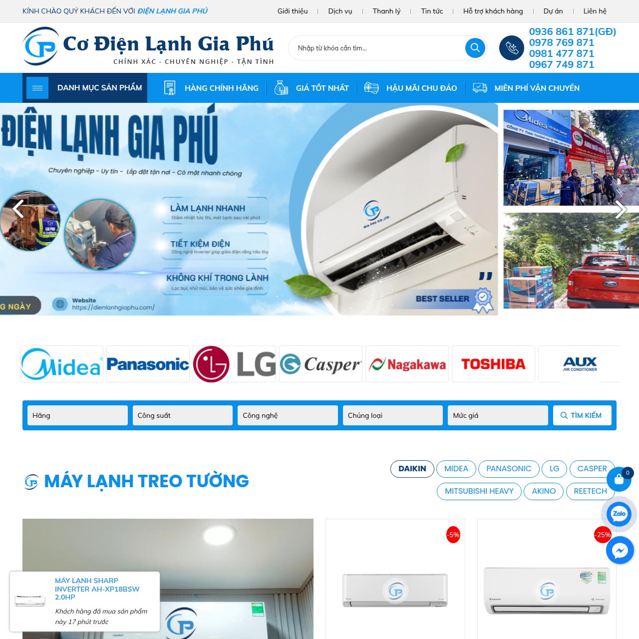 Mẫu web điện lạnh, Giao diện website điện lạnh, Mẫu website công ty điện lạnh, Website điện lạnh chuyên nghiệp Mẫu web điện lạnh, Giao diện website điện lạnh, Mẫu website công ty điện lạnh, Website điện lạnh chuyên nghiệp