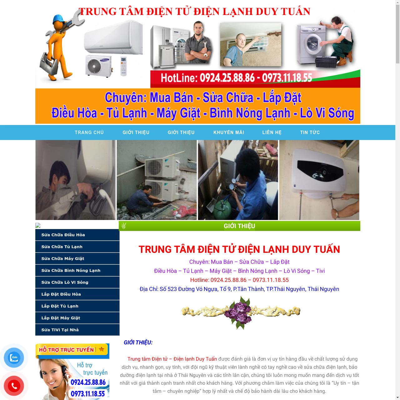 Mẫu website 04 Mẫu website 04