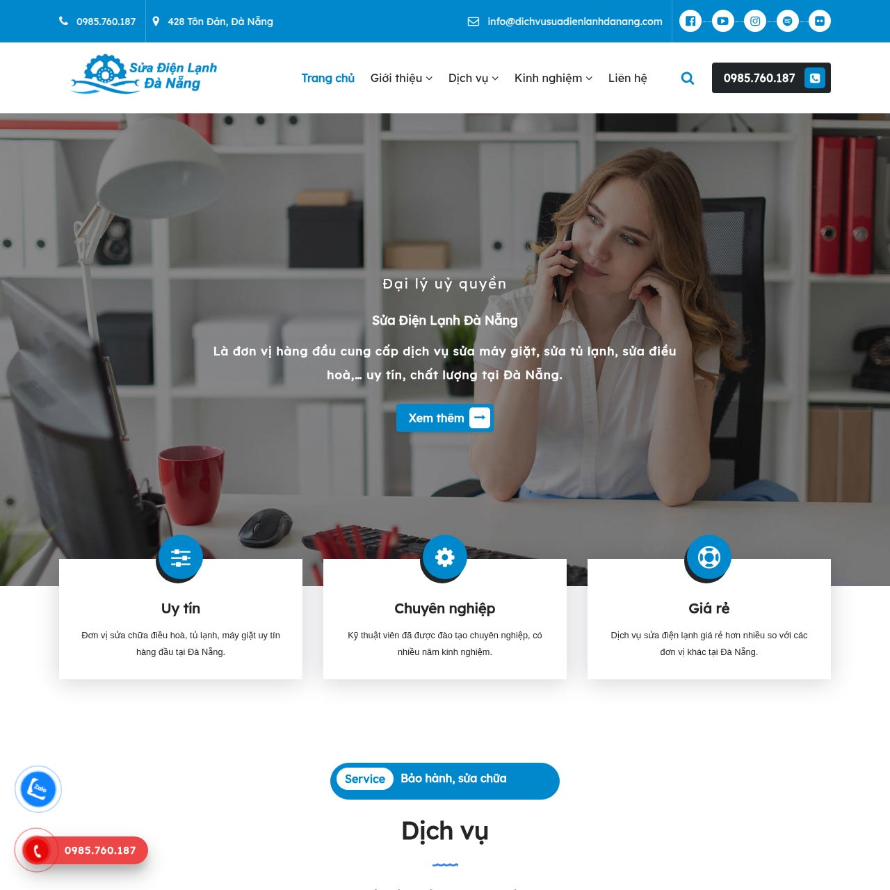 Mẫu website 05 Mẫu website 05