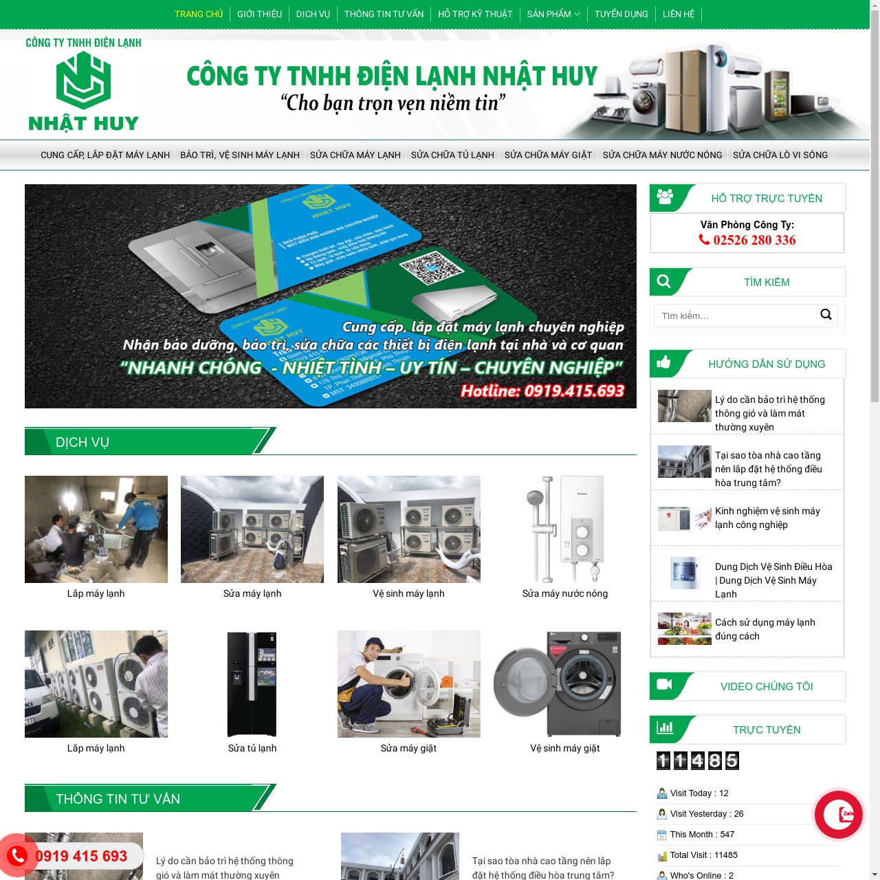 Mẫu website 06 Mẫu website 06