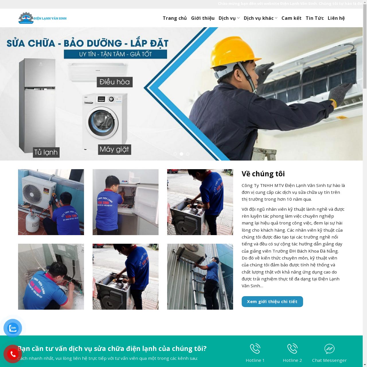Mẫu web điện lạnh, Giao diện website điện lạnh, Mẫu website công ty điện lạnh, Website điện lạnh chuyên nghiệp Mẫu web điện lạnh, Giao diện website điện lạnh, Mẫu website công ty điện lạnh, Website điện lạnh chuyên nghiệp