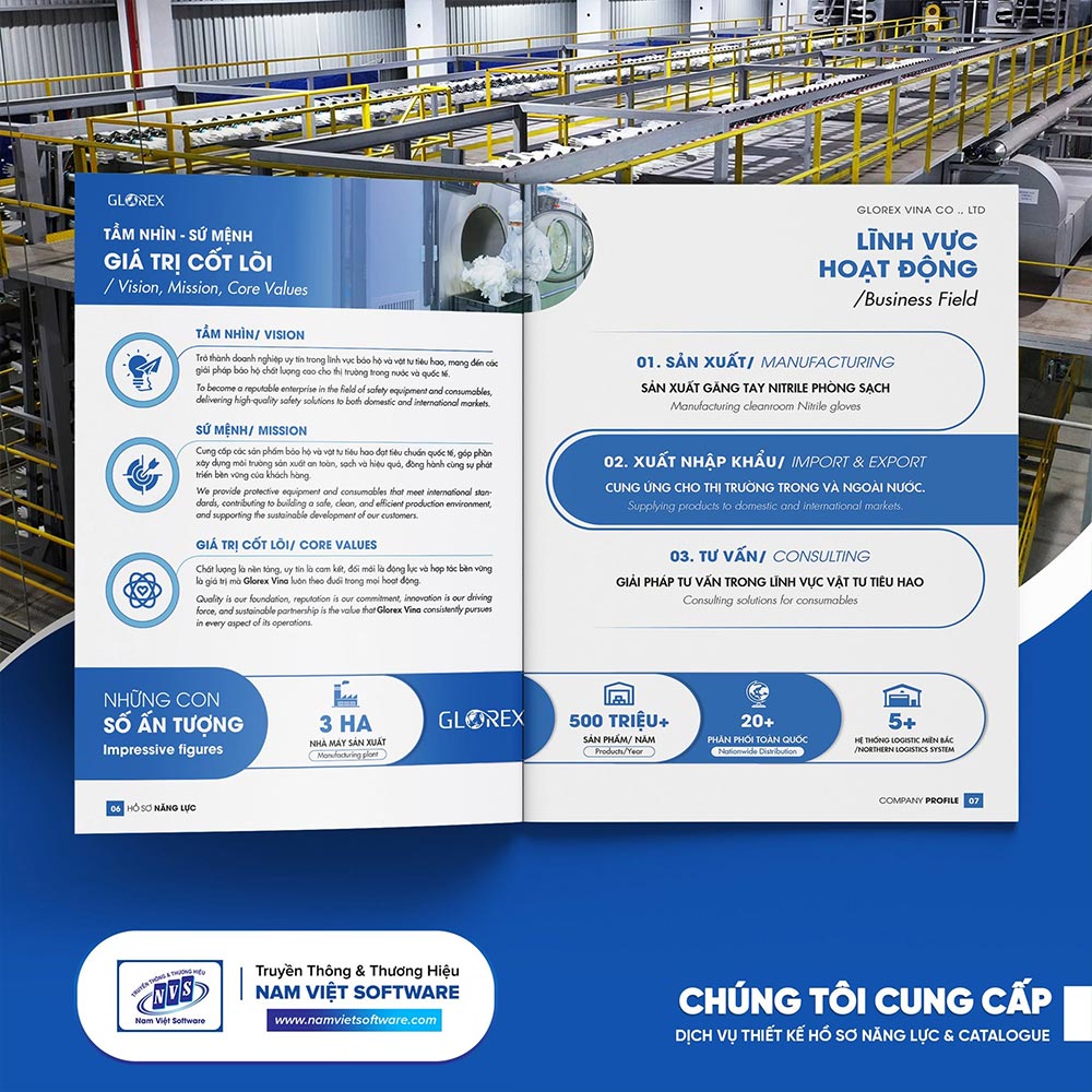 Bố cục thiết kế hồ sơ năng lực công ty hiện đại, tối ưu Bố cục thiết kế hồ sơ năng lực công ty hiện đại, tối ưu