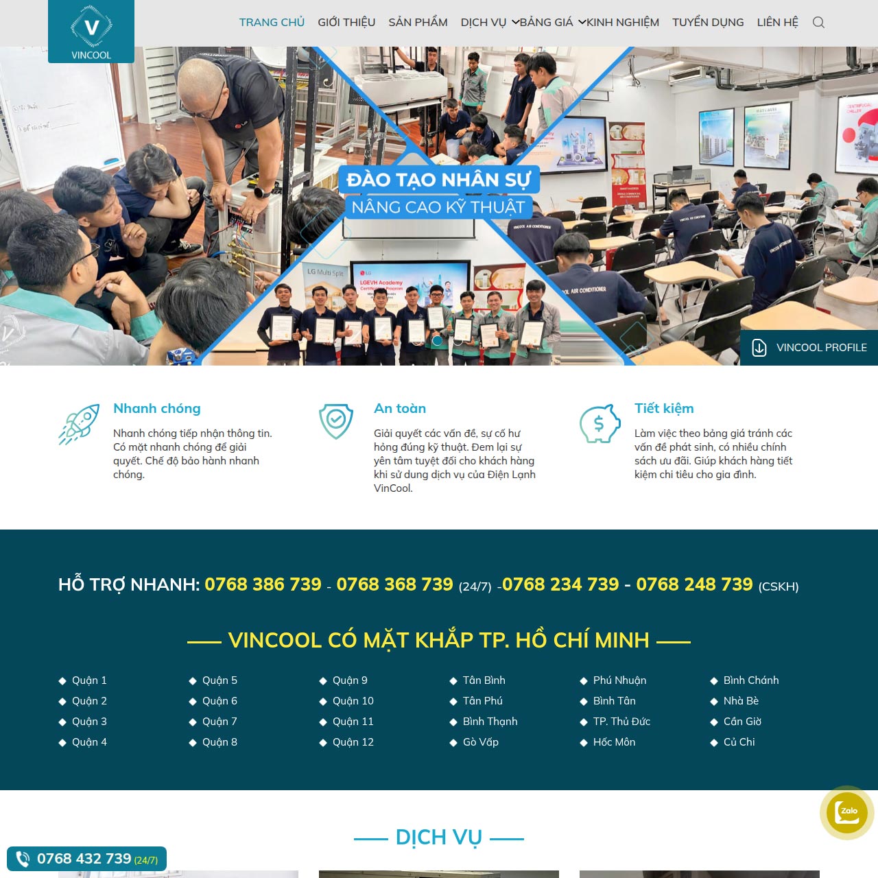 SEO website điện lạnh với giao diện chuyên nghiệp SEO website điện lạnh với giao diện chuyên nghiệp