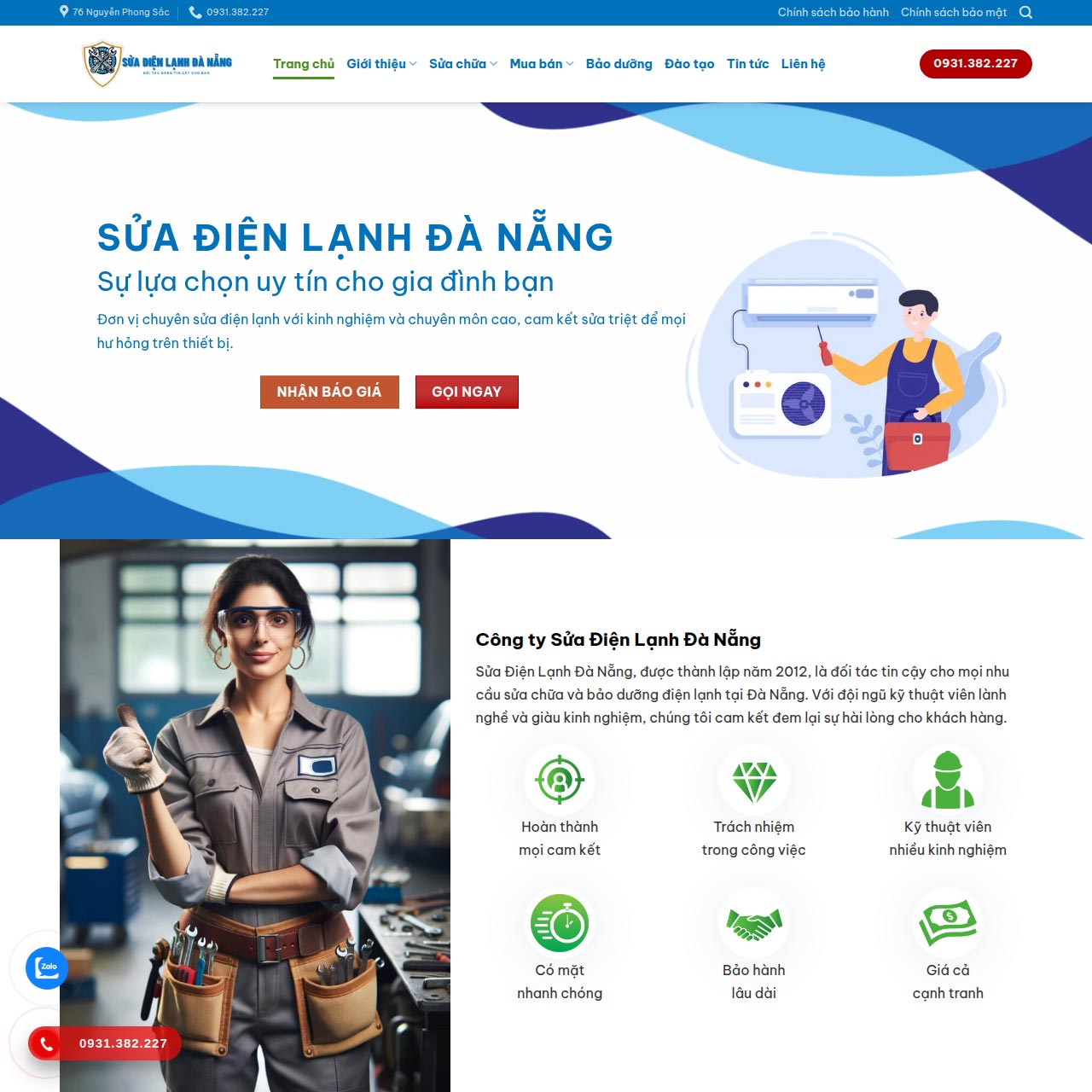 Thiết kế website điện lạnh chuẩn SEO Thiết kế website điện lạnh chuẩn SEO