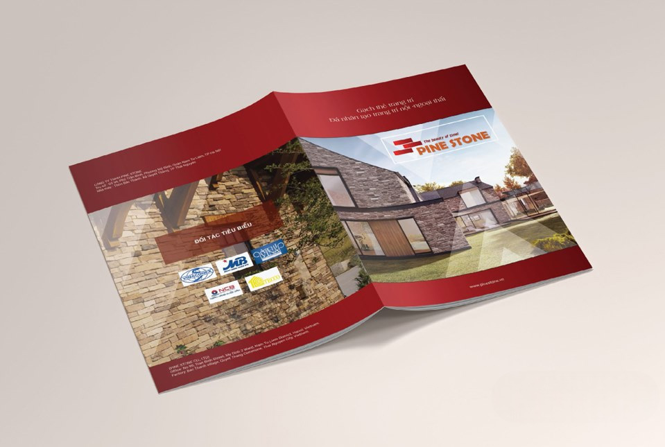 Mẫu catalogue đá hoa cương với thiết kế đẹp mắt