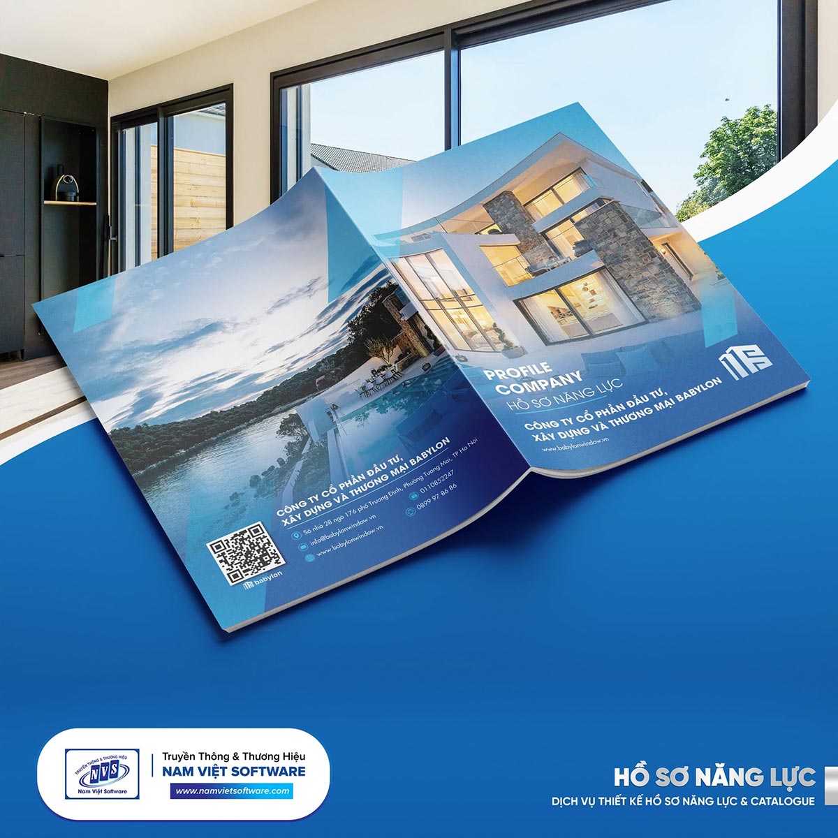 Thiết kế catalogue cửa nhôm kính chuyên nghiệp