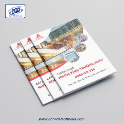 Nam Việt Software ✔️ cung cấp dịch vụ thiết kế catalogue nhôm kính ✔️ đẹp, chuyên nghiệp, sáng tạo với bố cục 5 phần và hình ảnh sắc nét.